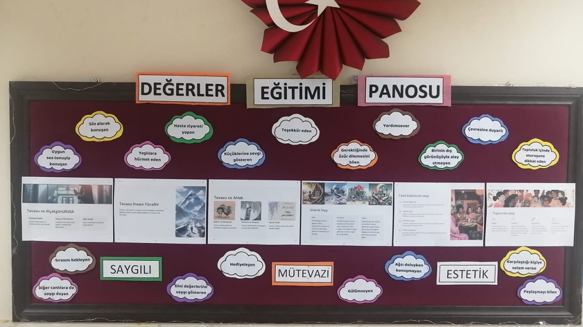 EKİM AYI DEĞERLER PANOMUZU HAZIRLADIK